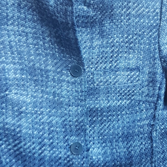 Zara Woman (vintage) Blue tweed blazer jacket - Picture 4 of 6
